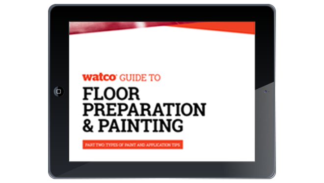 Free guide to commercial floor preparation and painting