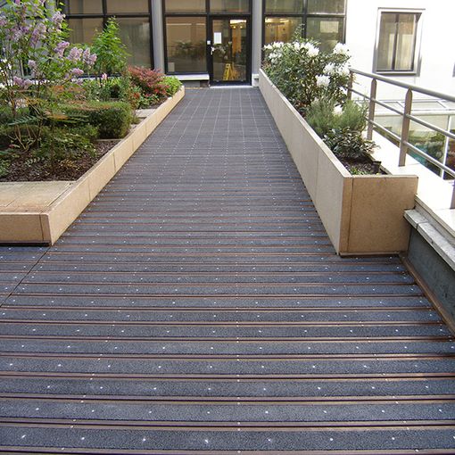 exterior walkway decking strips